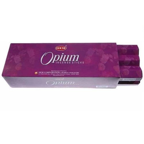 Hem Hem Wierook Opium Hexa  Geurkaarsjes (6 pakjes/120 stokjes)