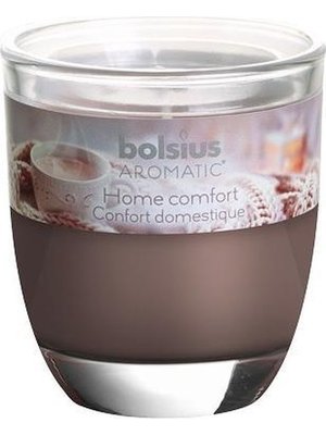 Bolsius Bolsius Aromatic Geurkaars In Glas  Home Comfort 294 gr,Bolsius Geurkaars - 80/70 mm