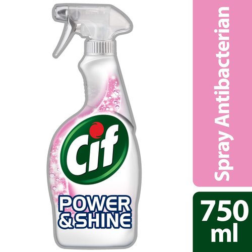 Cif Cif Antibacterial Cleaner Spray Power & Shine 750 ml Cif Cif Antibacterial Cleaner Spray Power & Shine 750 ml