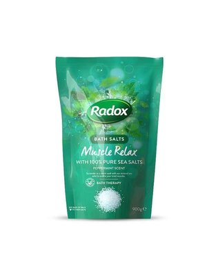 Radox Radox Bath salts Muscle Relax Peppermunt Scent Bath Therapy 900gr