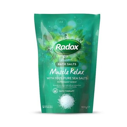 Radox Radox Bath salts Muscle Relax Peppermunt Scent Bath Therapy 900gr