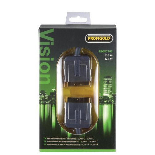 Profigold Scart kabel - 2 meter Profigold Scart kabel - 2 meter