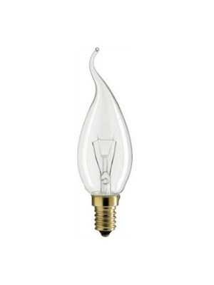Clear Standart Tip Candle Lamp 230 V 15W E14