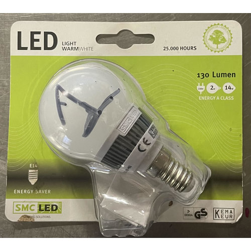 Smc Led SMC LED LAMP 130 LUMEN 230V 2W 14W E14 Smc Led SMC LED LAMP 130 LUMEN 230V 2W 14W E14