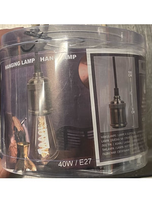 Hanglamp 40W/E27, 100cm, 8cm