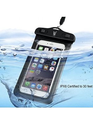 Waterdichte Telefoonhoesjes - Waterdicht Hoesje tot 10 meter - Waterproof Case voor alle Telefoons tot 6 inch onder andere iPhone en Samsung en Huawei