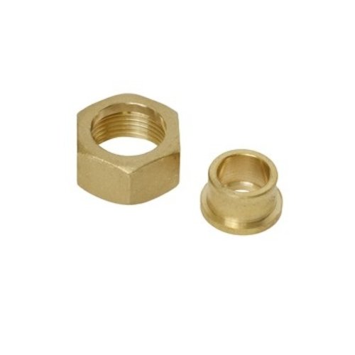 gamma GAMMA soldeerkoppeling 2-delig messing (binnendraad) 15 mm x 3/4" gamma GAMMA soldeerkoppeling 2-delig messing (binnendraad) 15 mm x 3/4"
