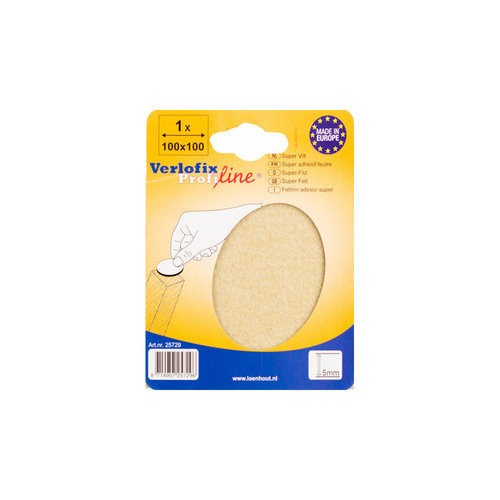 Verlofix Anti-krasvilt Profiline 5 X 100 X100 Mm Beige