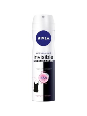 Nivea Nivea Deospray Invisible For Black & White Clear 150 ml Bodyspray Deodorant