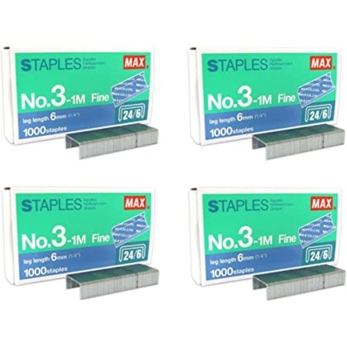 Staples Nietjes No.3-1M  24/6mm1000st