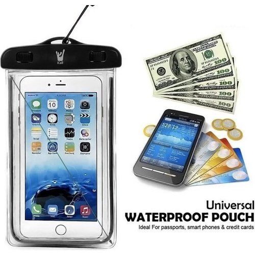 Waterdichte Telefoonhoesjes - Waterdicht Hoesje tot 10 meter - Waterproof Case voor alle Telefoons tot 6 inch onder andere iPhone en Samsung en Huawei