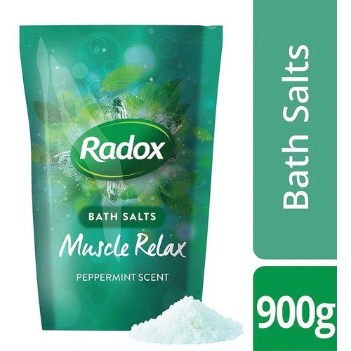 Radox Radox Bath salts Muscle Relax Peppermunt Scent Bath Therapy 900gr