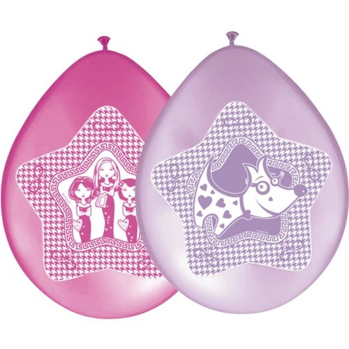 Ballonnen 8stuks Glam Girls 30 cm(party) Ballonnen 8stuks Glam Girls 30 cm(party)