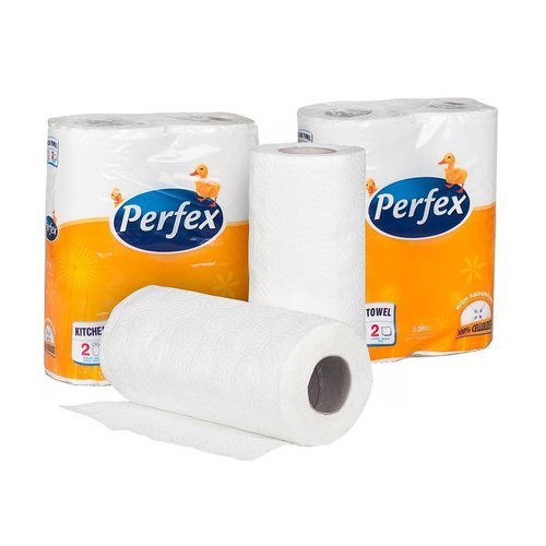 Perfex Perfex keukenrollen 2 rollen 2 lagen keuken papier.