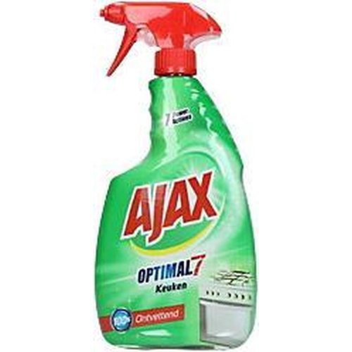 Ajax Ajax Keukenspray – Optimal 7 - verwijdert eenvoudig vet van alle keukenoppervlakken 750 ml Ajax Ajax Keukenspray – Optimal 7 - verwijdert eenvoudig vet van alle keukenoppervlakken 750 ml