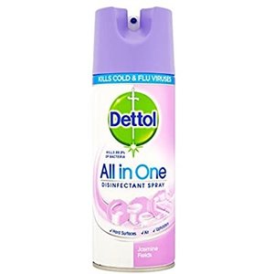 Dettol Dettol All in One  Disinfectant Sray 400ml jasmine field.