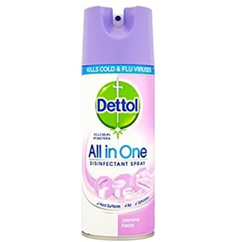 Dettol Dettol All in One  Disinfectant Spray 400ml jasmine field.