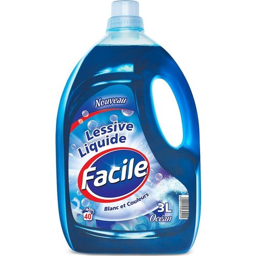 Facile Facile vloeibaar wasmiddel 3L/60sc Ocean