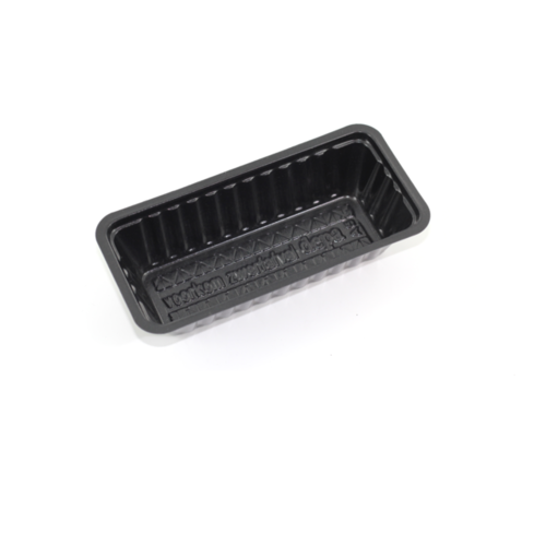 Bak,PS,A5 Kroket Bakje 142x68x34mm, Zwart, 2000st Bak,PS,A5 Kroket Bakje 142x68x34mm, Zwart, 2000st