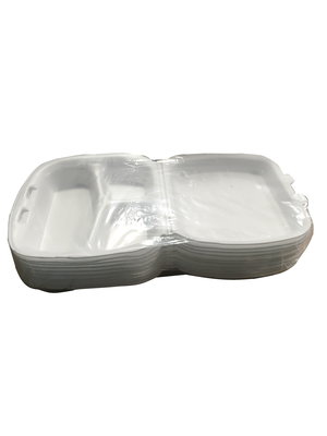 Erze Erze Bak, Foam, 3-vaks, menubak, wit, 10st