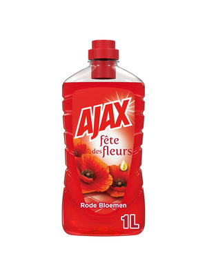 Ajax Ajax Allesreiniger Fete de Fleur Rode bloemen 1000 ml