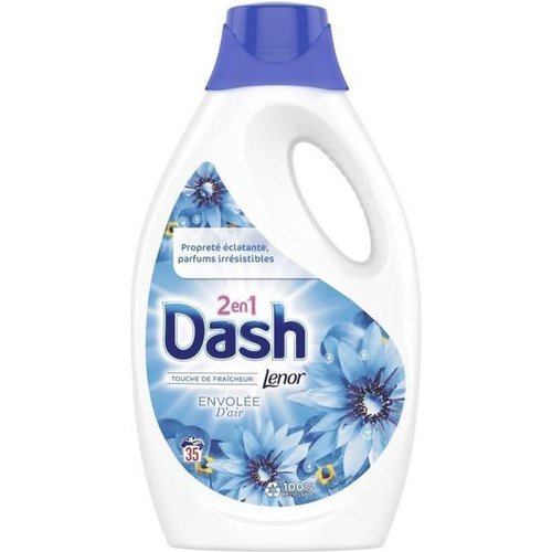 Dash Dash Vloeibaar wasmiddel 2 in 1 Frisse Lucht Envolee Dair 1925 ml 35 Wasbeurten Dash Dash Vloeibaar wasmiddel 2 in 1 Frisse Lucht Envolee Dair 1925 ml 35 Wasbeurten
