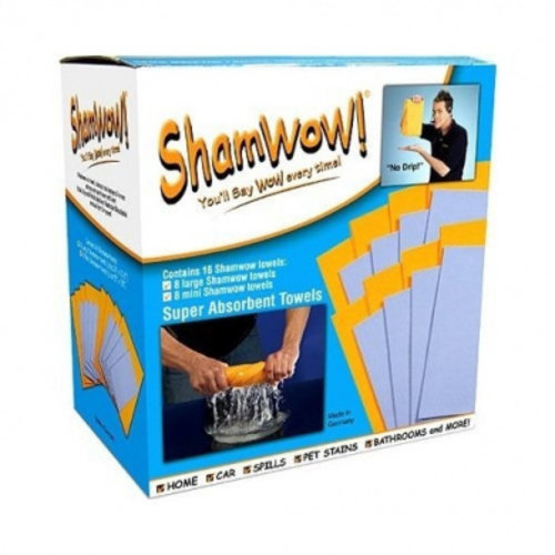 Shamwow The Original Shamwow- Multifunctionele reiniging,Huishoud Doekjes, Stof handdoekjes,doek, wasmachiene geschikt, krast niet (8 stuks: 4 grote oranje 50 x 60 cm en 4 kleine blauwe 38 x 38 cm ) Shamwow The Original Shamwow- Multifunctionele reiniging,Huishoud Doekjes, Stof handdoekjes,doek, wasmachiene geschikt, krast niet (8 stuks: 4 grote oranje 50 x 60 cm en 4 kleine blauwe 38 x 38 cm )
