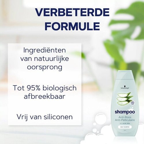 Schwarzkopf Shampoo Anti Roos Wit Aloe Vera 400 ml