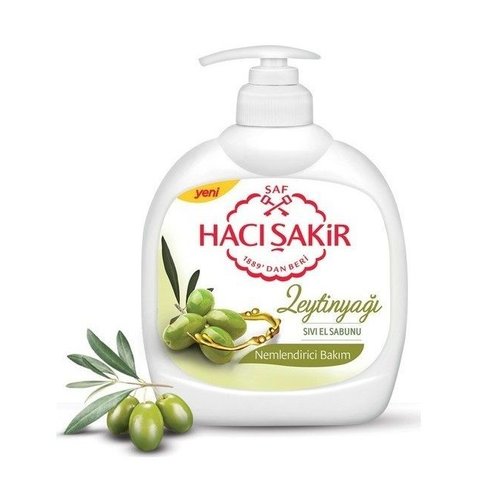 Haci Sakir Hacı Sakir Handzeep Vloeibare Olijfolie 300 ml Haci Sakir Hacı Sakir Handzeep Vloeibare Olijfolie 300 ml