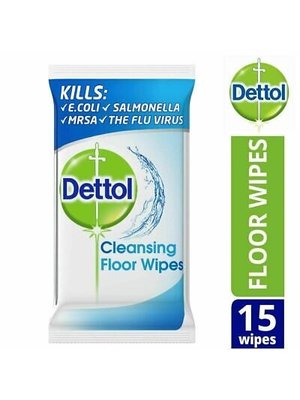 Dettol Dettol Antibacterial Doekjes Floor Wipes Surface Cleaner Large 15 Stuks