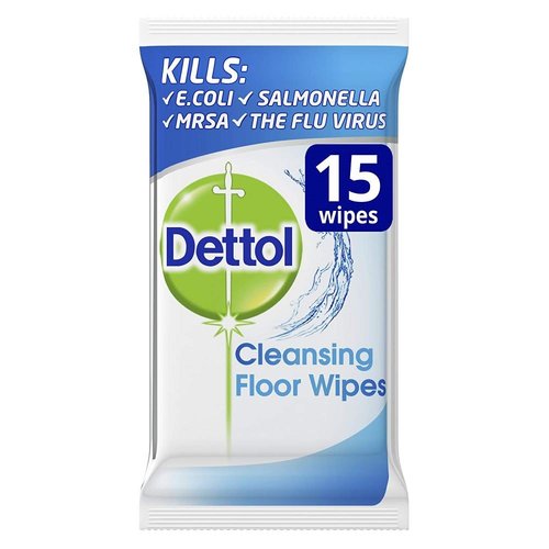 Dettol Dettol Antibacterial Doekjes Floor Wipes Surface Cleaner Large 15 Stuks