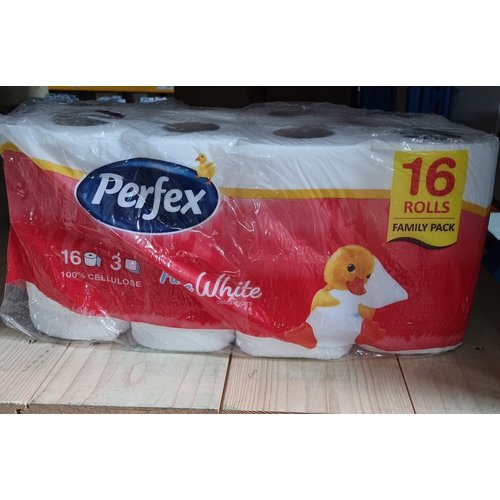 Perfex Perfex toiletpapier 16rollen 3lagen (grite) Perfex Perfex toiletpapier 16rollen 3lagen (grite)
