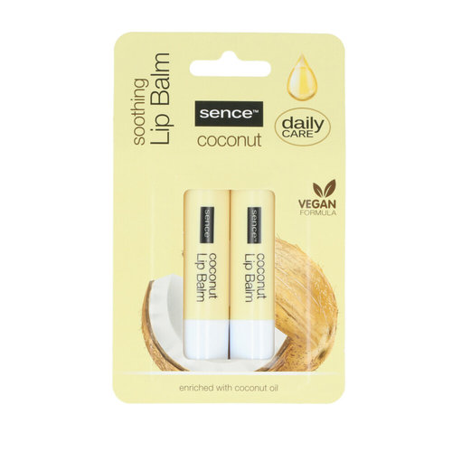 Sence Sence Lippenbalsem, Coconut, Vegan, 2x4,3g Sence Sence Lippenbalsem, Coconut, Vegan, 2x4,3g