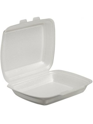 Erze Erze Bak, Foam, 1-vaks, menubak, wit, 10 Stuks