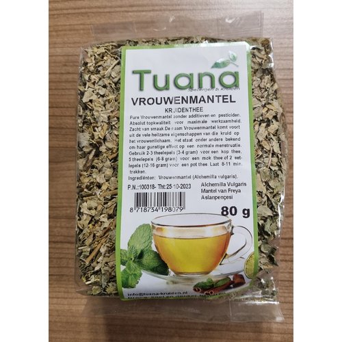 Tuana Vrouwenmantel Thee 80g Tuana Vrouwenmantel Thee 80g