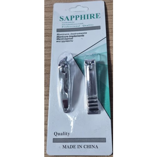 Sapphire Sapphire Nagelknipper 2 Stuks Sapphire Sapphire Nagelknipper 2 Stuks