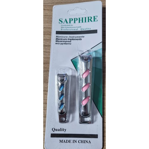 Sapphire Sapphire Nagelknipper Classic 2 Stuks Sapphire Sapphire Nagelknipper Classic 2 Stuks