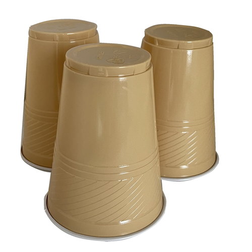 Flo Automatenbeker, Mocha/Wit, PS, 180cc, 100st Flo Automatenbeker, Mocha/Wit, PS, 180cc, 100st