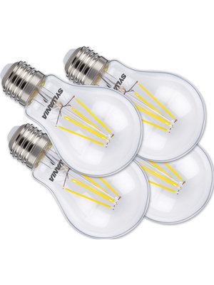 Sylvania Sylvania ToLEDo LED lamp 4x  filament standaard E27 4,5W 470lm 2700K 12000h