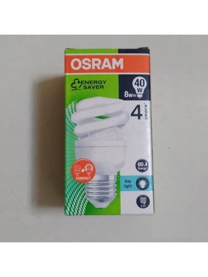 Osram Orsam Mini Twist Spiral 8W 8 W 8 Watt Dulux Star