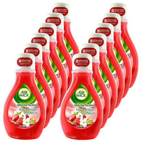 Airwick AirWick Wiek Luchtverfrisser Framboos & Bloesem, 375ml Airwick AirWick Wiek Luchtverfrisser Framboos & Bloesem, 375ml