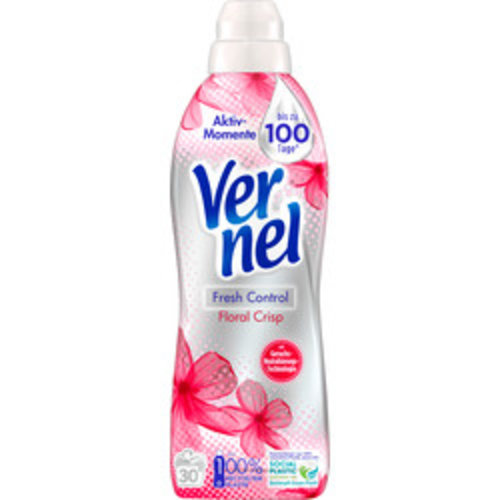 Vernel Vernel Wasverzachter - Fresh control 30 wasbeurten Vernel Vernel Wasverzachter - Fresh control 30 wasbeurten