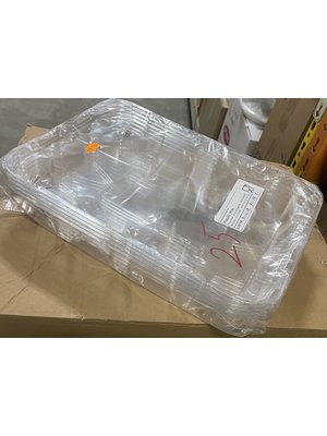 Onbekend Bak, PET, 47 x 31cm, transparant 5 stuks