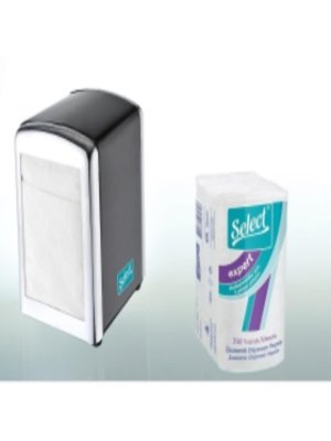 Select Select Servetten Dispenser Zwart voor tafel