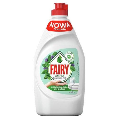 Fairy Fairy Afwasmiddel Sensitive Tea Tree & Mint 450 ml Fairy Fairy Afwasmiddel Sensitive Tea Tree & Mint 450 ml