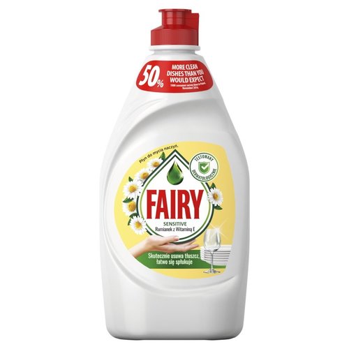 Fairy Fairy Afwasmiddel Clean&Fresh Sensitive Chamomile & Vitamin E 450 ml Fairy Fairy Afwasmiddel Clean&Fresh Sensitive Chamomile & Vitamin E 450 ml