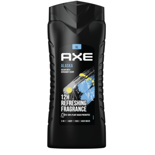 Axe Axe Alaska Ocean Air & Bergamot Scent 3in1 Shower Gel 400 ml Axe Axe Alaska Ocean Air & Bergamot Scent 3in1 Shower Gel 400 ml