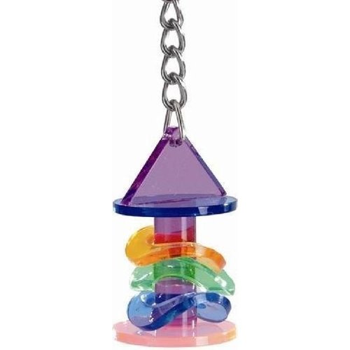 Pet Products Beeztees Cirkel - Vogelspeelgoed - Acryl - 14 cm