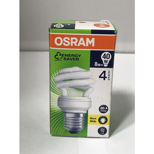 Osram Osram Duluxstar 8W Warm White 470 lm E27 Mini Twist