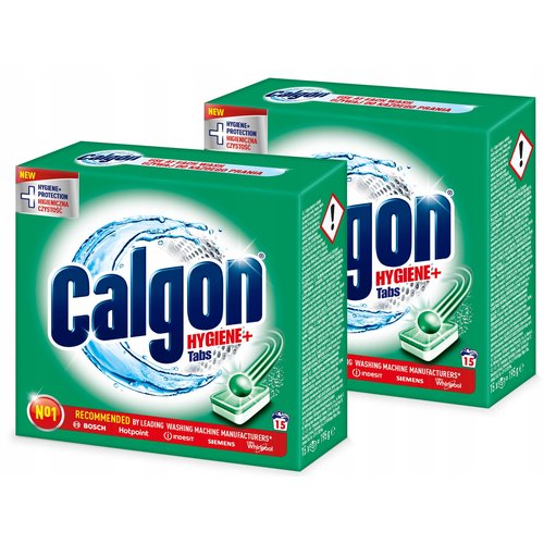 Calgon Calgon Wasmiddel tabs Hygiëne+ - anti kalk - 15 tabs